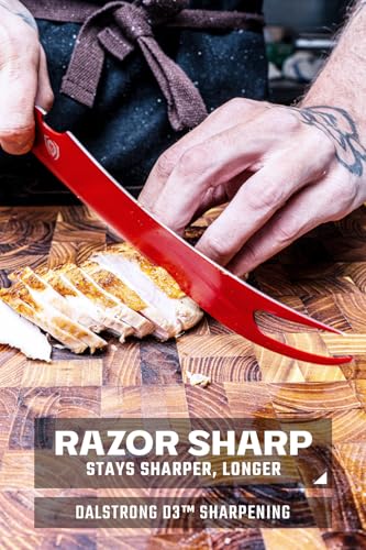 Dalstrong Marauder Red Edition BBQ Pitmaster Knife - 9 inch - Shadow Black Series - High Carbon 7CR17MOV-X Vacuum Treate