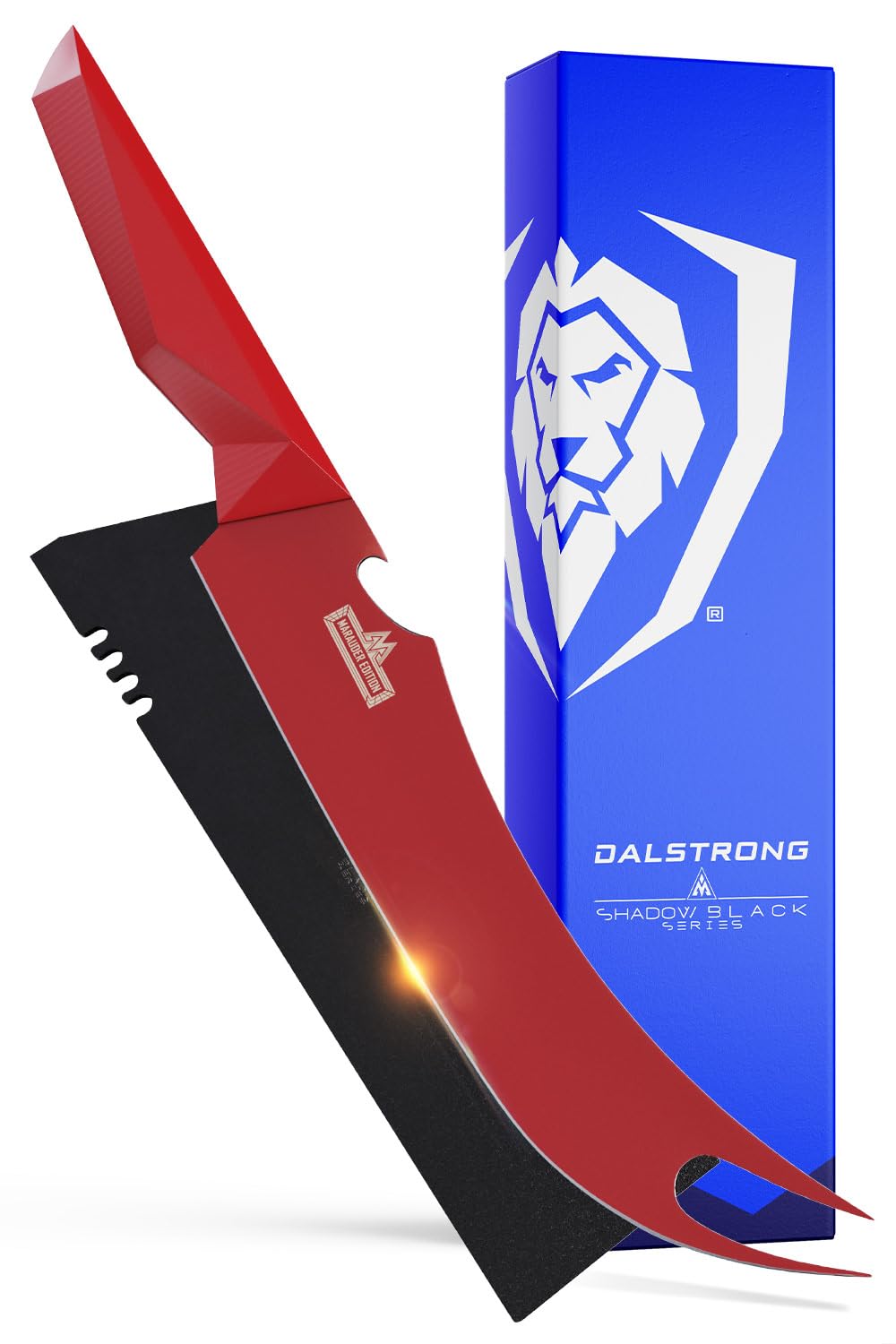 Dalstrong Marauder Red Edition BBQ Pitmaster Knife - 9 inch - Shadow Black Series - High Carbon 7CR17MOV-X Vacuum Treate